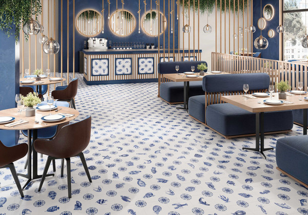 Nautilus porcelain tile 10x10