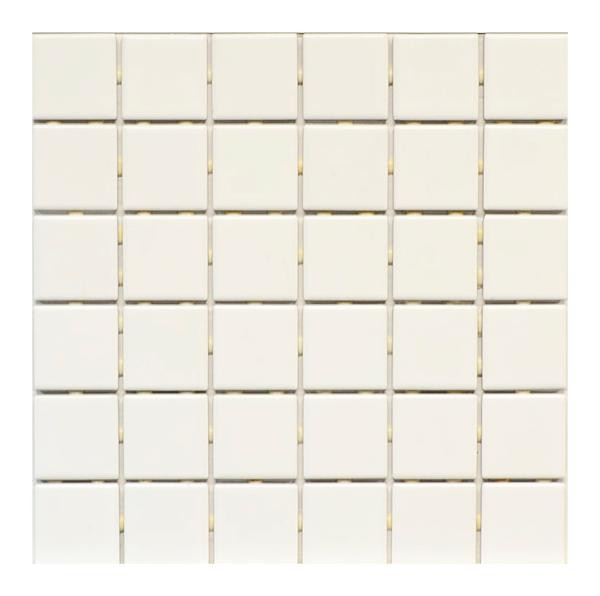 M-6249 Artico White Matte 2x2 Mosaic 12x12 - EACH