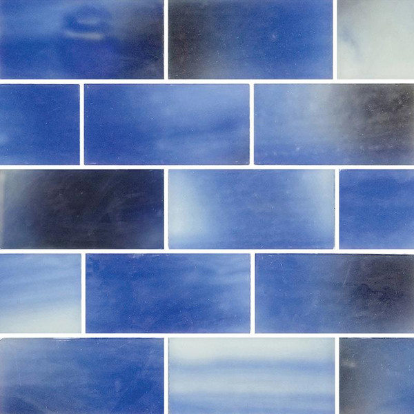 Subway Frosted Sky 2x4 Mosaic - EACH