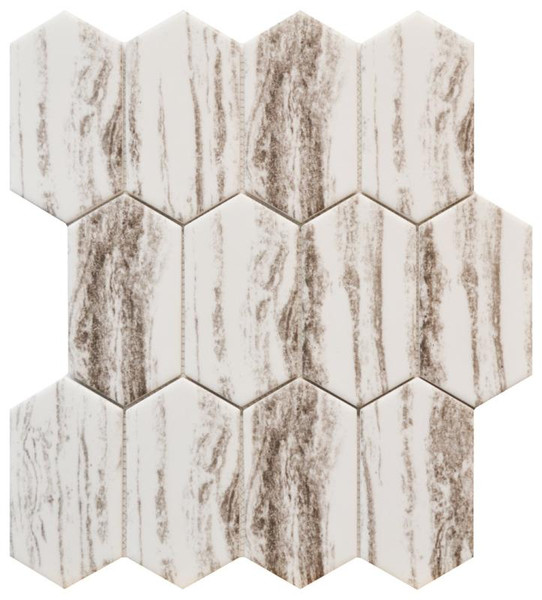 Contemporary Pickets Glass Mosaic 8.5x13.6 - EACH