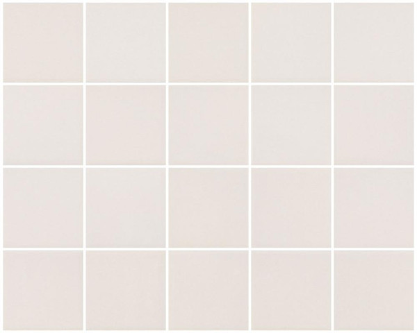 Neutral Shell 3x3 Ceramic Mosaic 15x12 - EACH