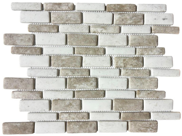 Chiaro Mix Linear Glass Mosaic 12x12 - EACH