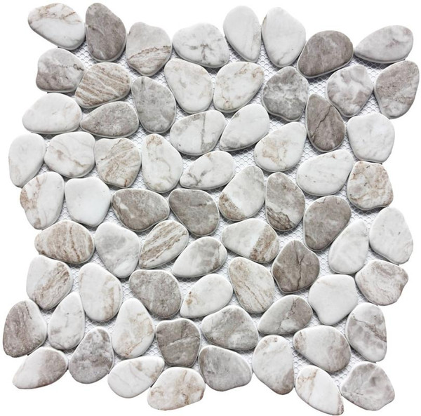 Sandy Pebble Glass Mosaic 12x12 - EACH