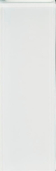 White 8 mm Glass Tile 3x9" - EACH