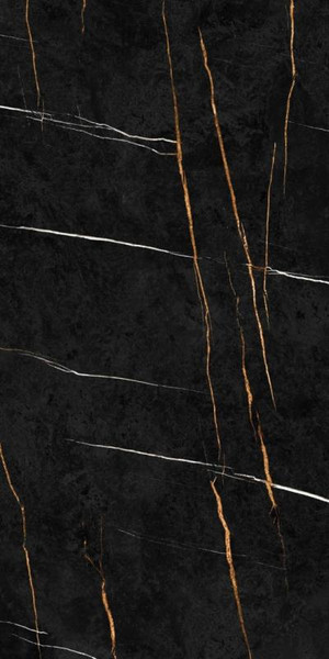 Marmoteca Sahara Noir Polished Gauged Porcelain Panel 6mm 48"x110" - EACH