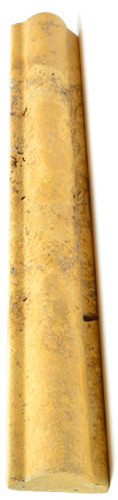 Gold Travertine Honed 103 Liner 1.75x12 - EACH