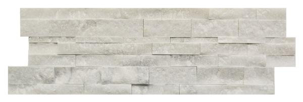 Carrara White 10mm Split Face Panel 6x18 - EACH