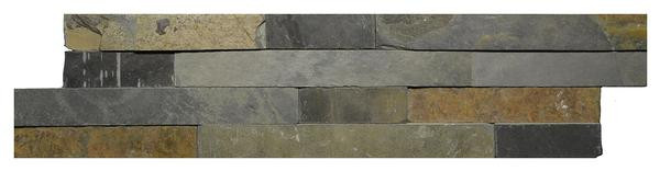 Jack Multicolor Stacked Ledger Panel 6x24 - EACH