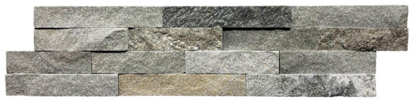 Mountain White Stacked Ledger Panel 6"x24" - EACH